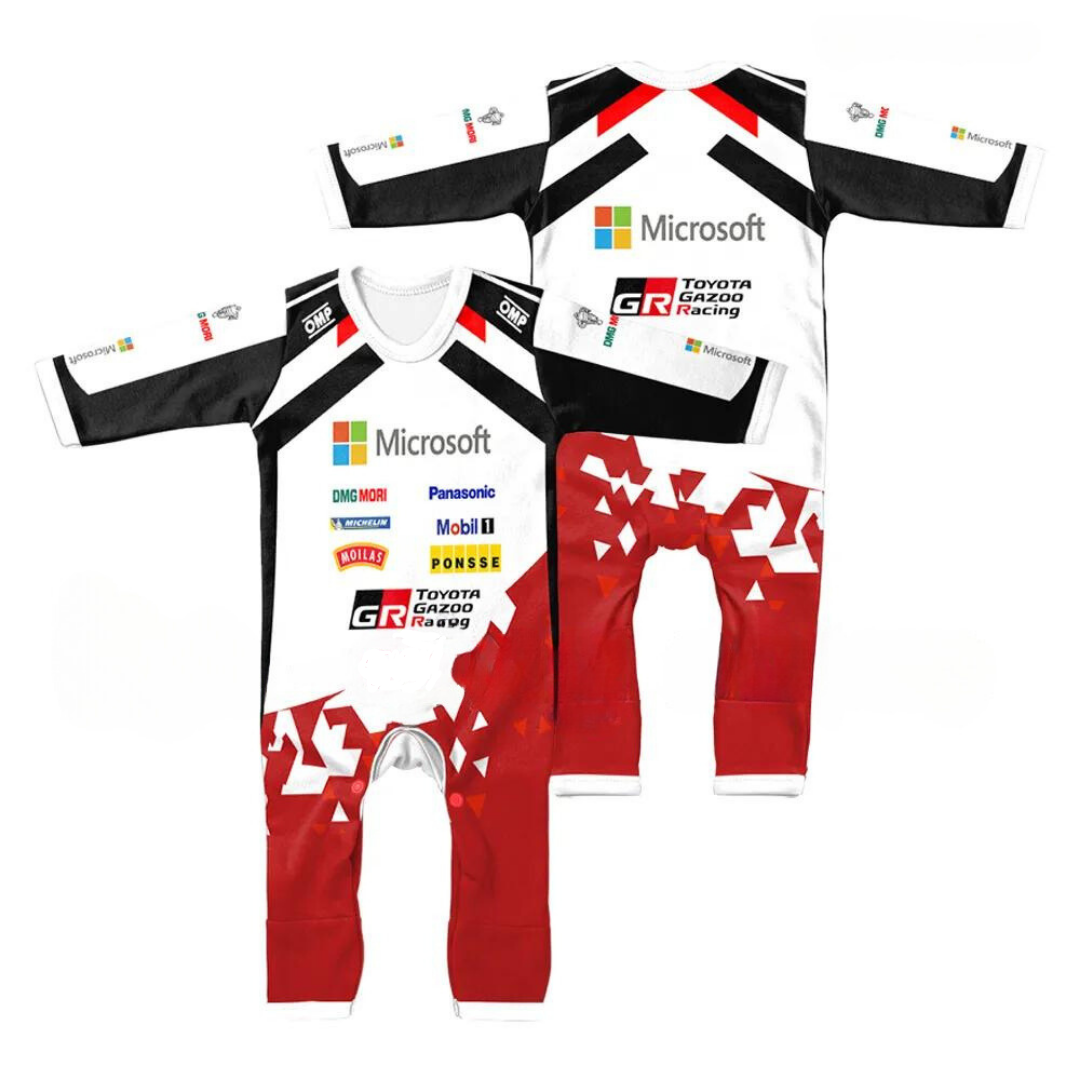 GR TOYOTA ONESIE | WHITE