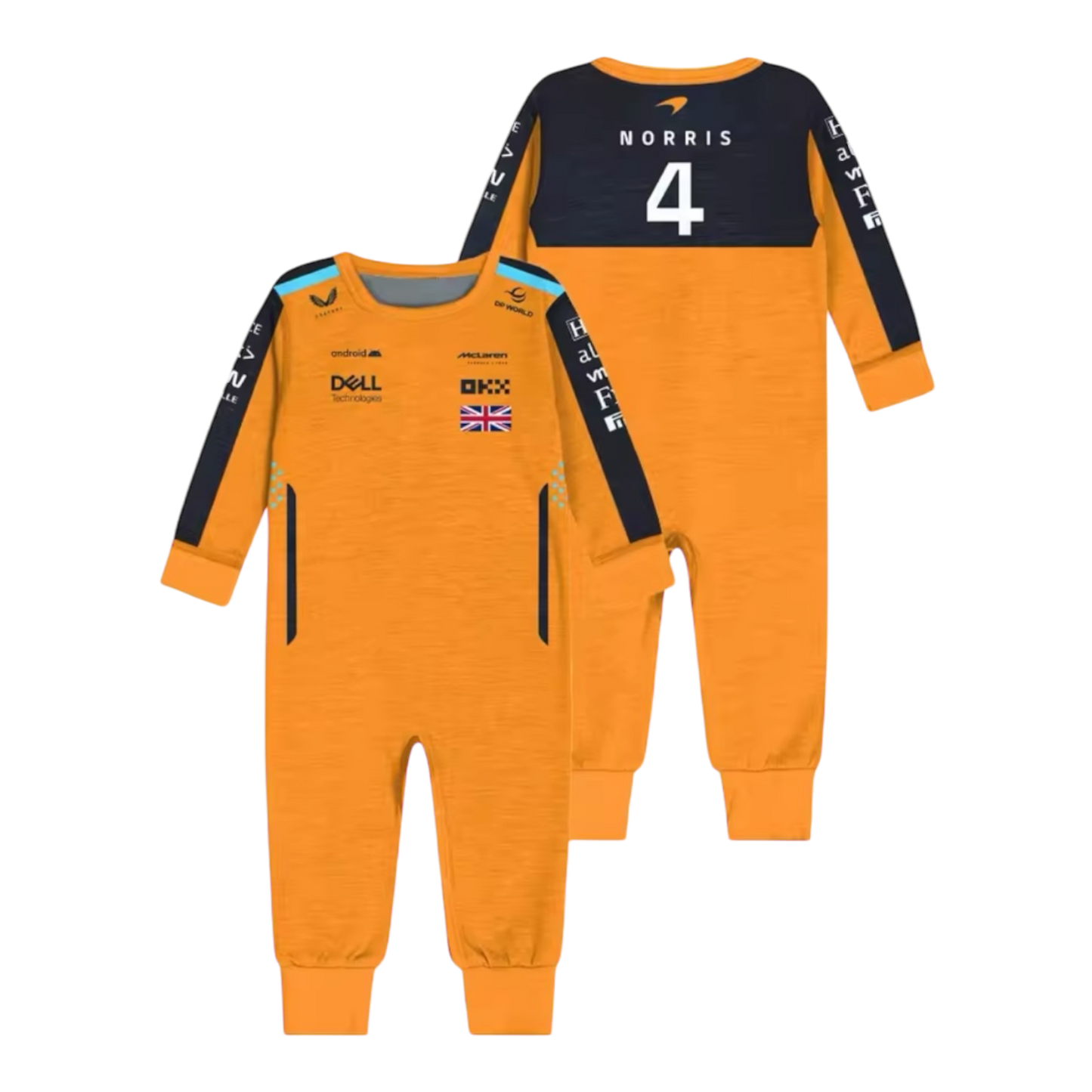 P1 NORRIS ONESIE | ORANGE