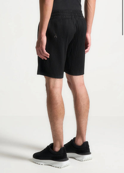 Pleated Shorts - Black