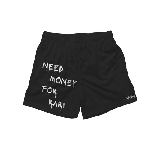 BLACK NMFR SHORTS