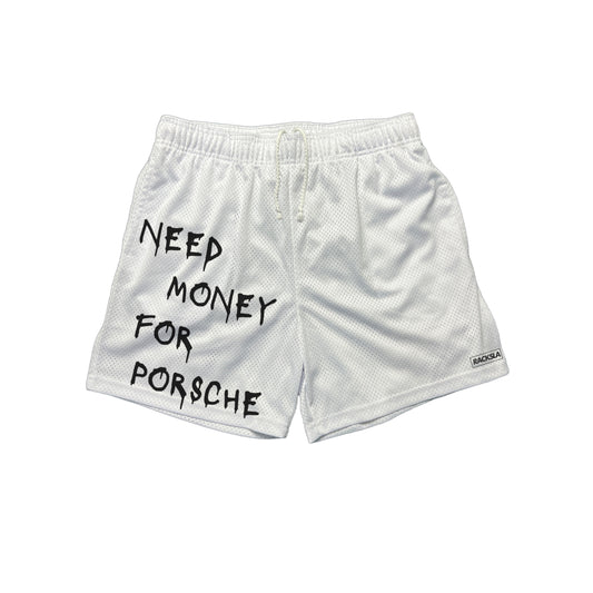 WHITE NMFP SHORTS