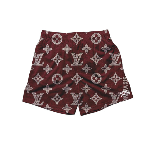 MAROON MONO SHORTS