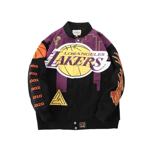 PURPLE LAKERS JACKET