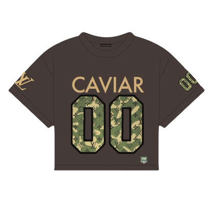 MONO CAMO MESH SHIRT | BROWN