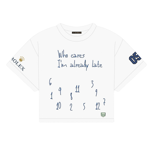 WHO CARES MESH SHIRT | AZUL