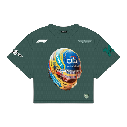 ALONSO HELMET MESH SHIRT | RACING GREEN