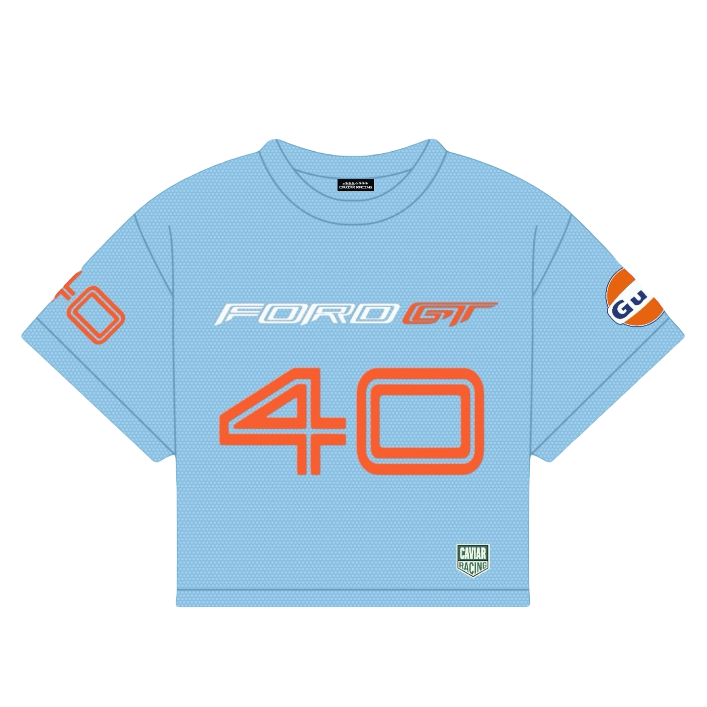 GT 40 MESH SHIRT | GULF BLUE